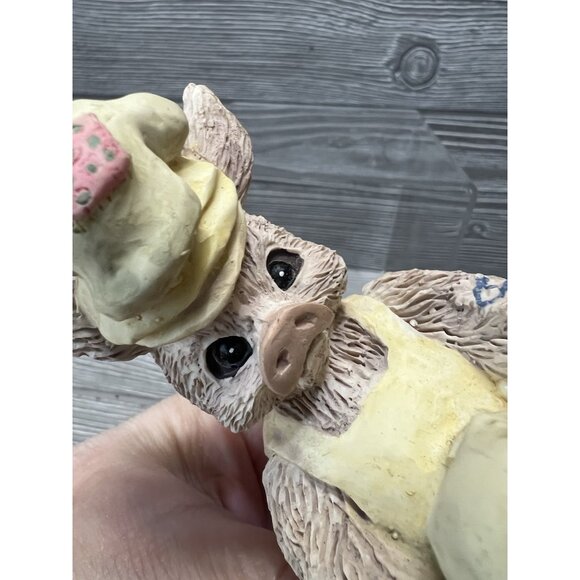 Vintage Albert Price Pig Chef and Puppy Dog Ceramic Figurine Country Kitsch - Picture 7 of 9